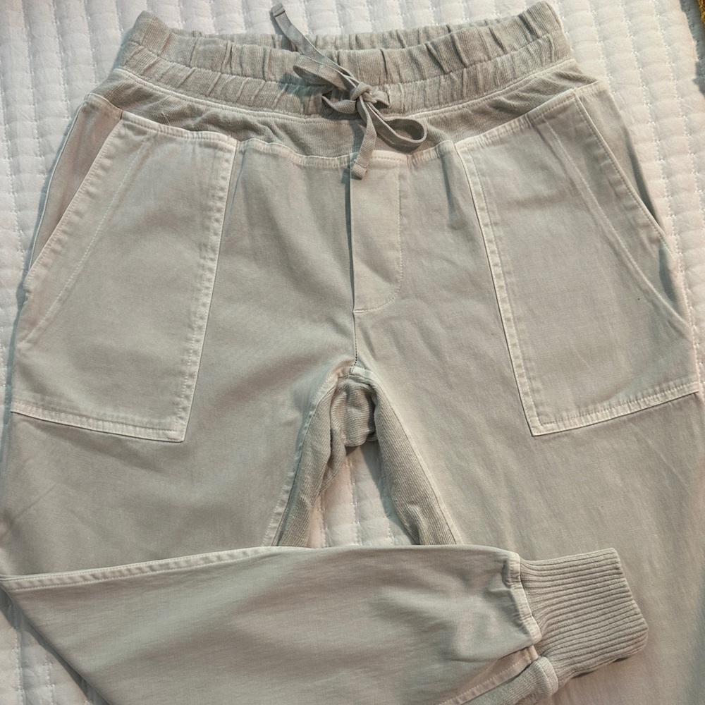 James Perse mixed media pants - Size 1 (S) color Talc